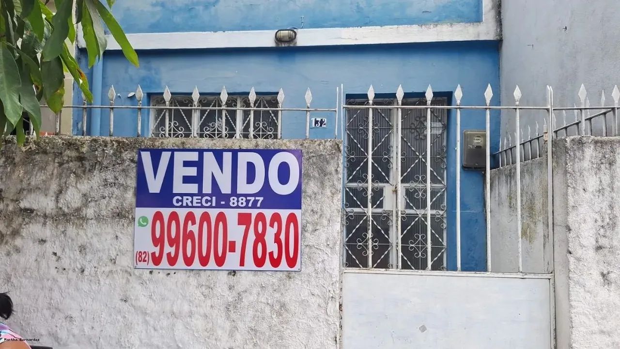 Casa para Venda em Maceió, Poço, 2 dormitórios, 1 banheiro