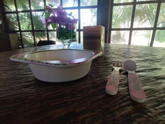 Kit alimentação - criança - Fibra de Bambu - Foto 3