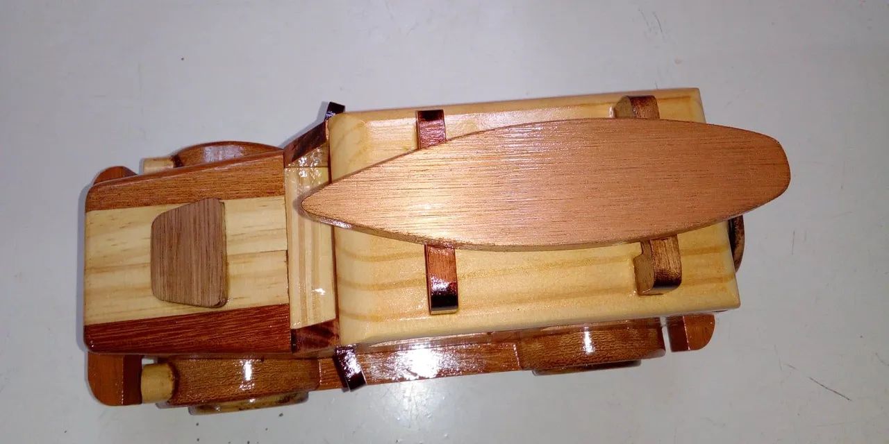 Carrinho de madeira  - Foto 3