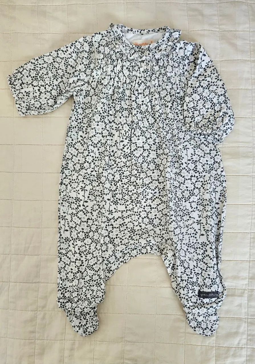 Macacão floral bebê Green