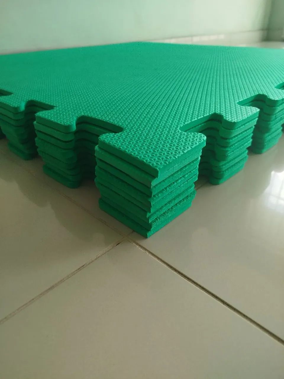 Tapete Tatame de EVA verde - Foto 3