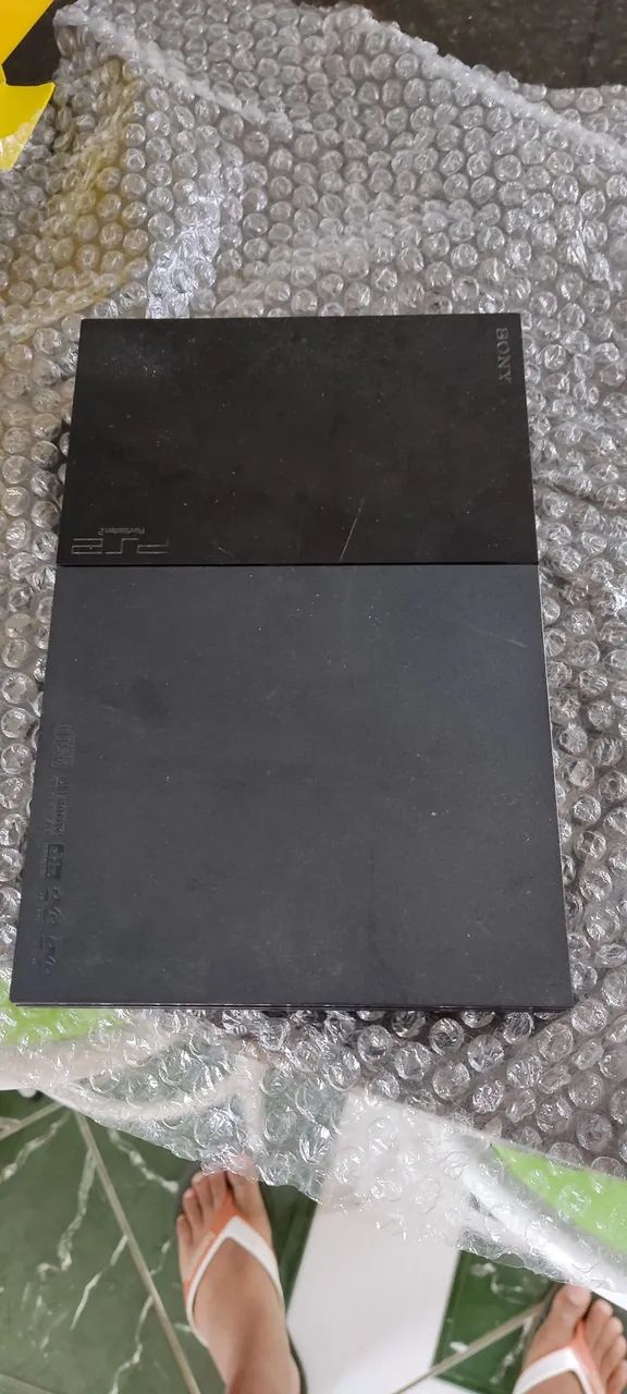 Playstation 2 Slim + 20 cds de jogos  - Foto 3