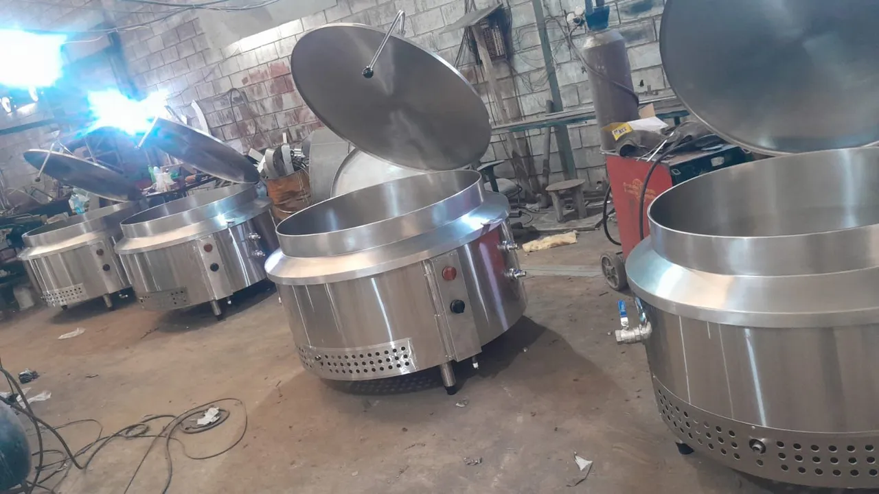 Caldeirões Industriais em Aço Inox