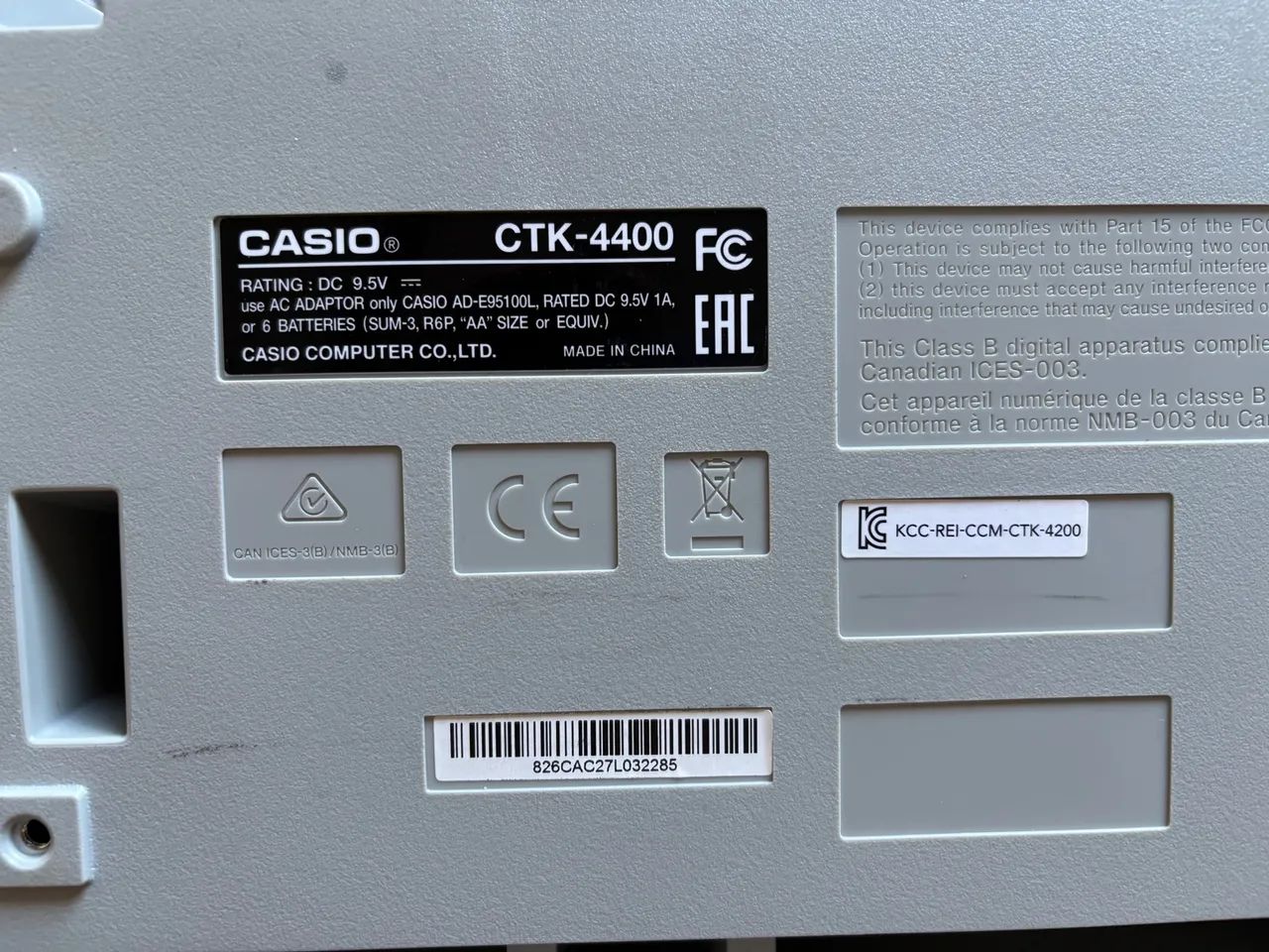 Teclado Casio CTK 4400 usado - Foto 3