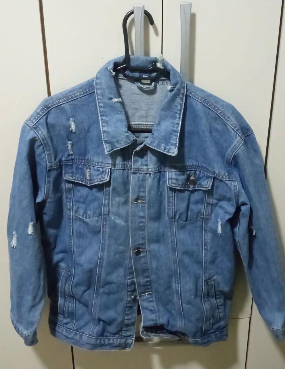 Conjunto jaqueta e calça jeans infantil  - Foto 4