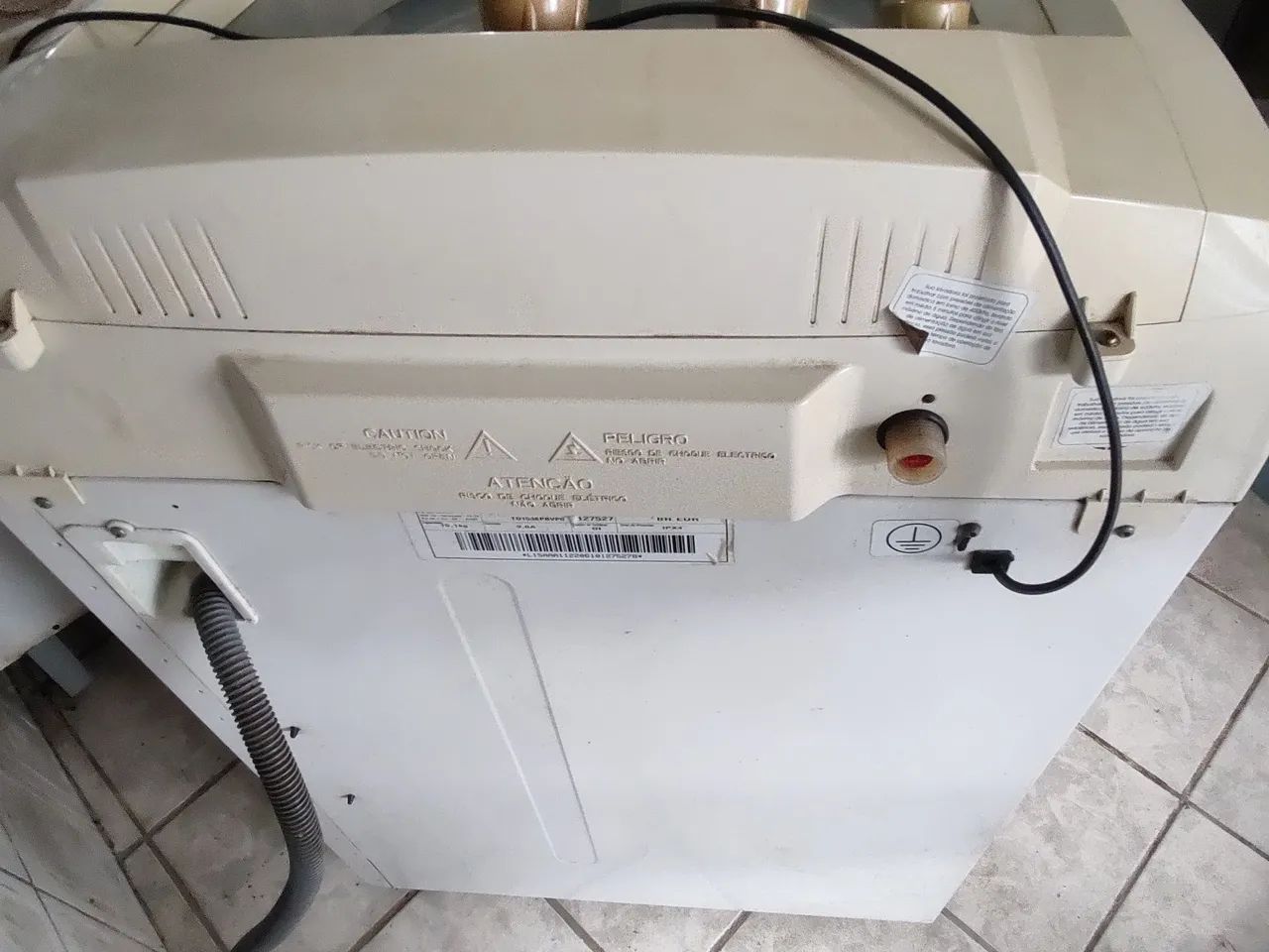 Lavadora De Roupas GE King 15,1 kg Branca Voltagem: 110v  - Foto 6