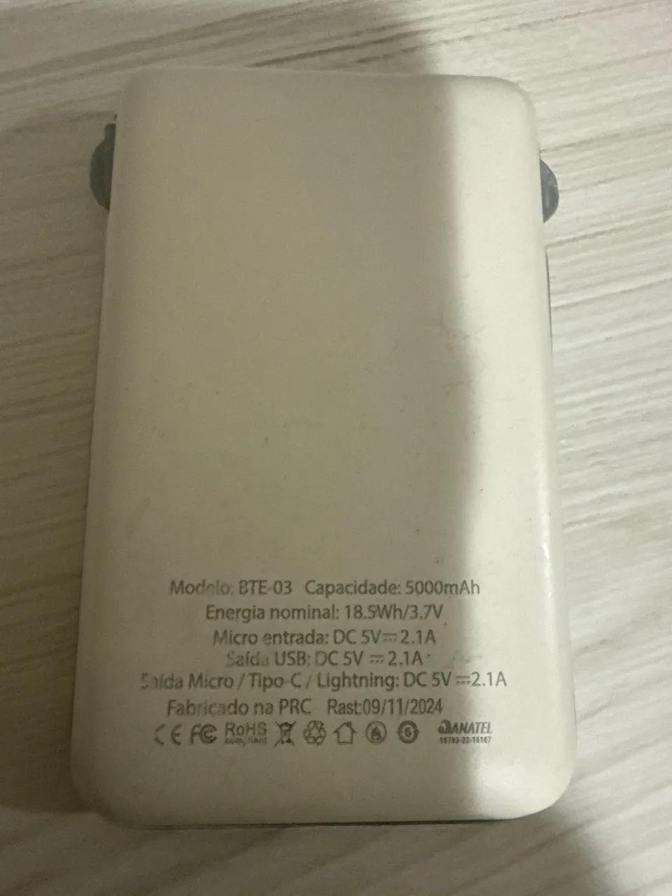 Carregador portátil 