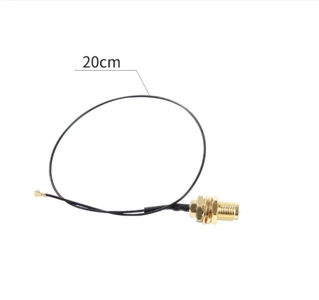 Par De Antenas Wifi Ngff M.2 Para Gabinete Gamer Com Espelhos - Foto 3