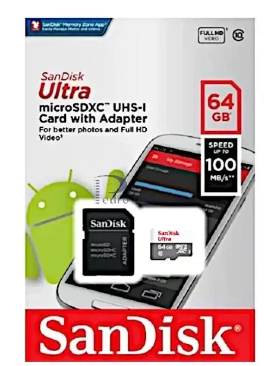 Cartão de memória Sandisk 64gb (original) atacado