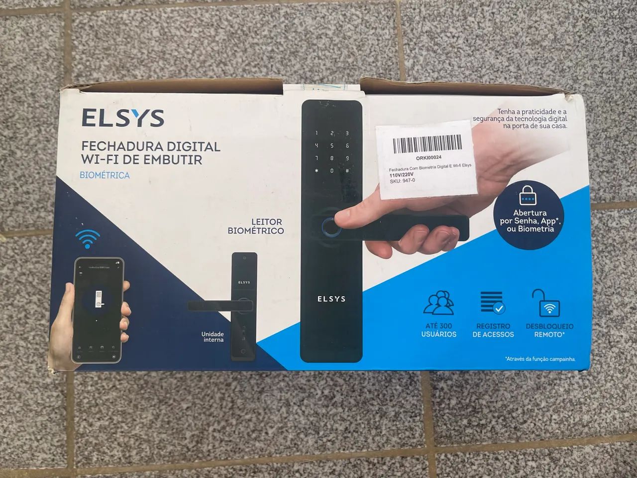 Fechadura Digital C/ Biometria E Wi-fi Smart 