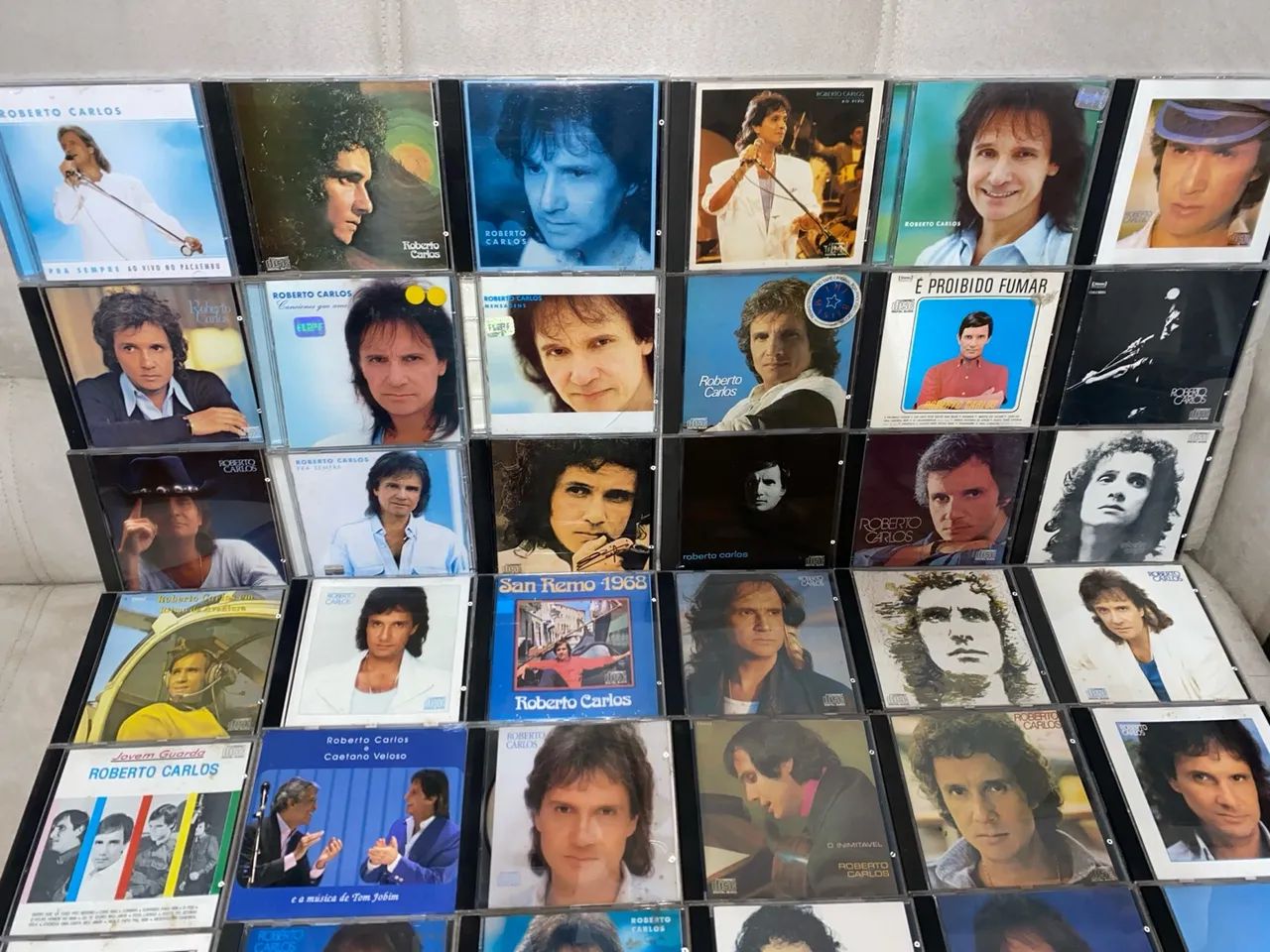 Coleção CDs  e LPs Roberto Carlos - O Rei!
