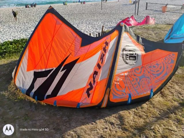 Kite Surf NAISH 09 Modelo Pivot Com barra e Mochila Ano 2017 Revisado com garantia - Foto 5
