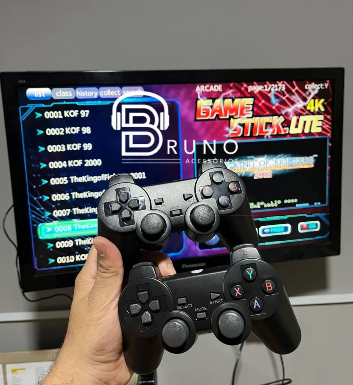 Game Stick Lite 2.4G Wireless + Jogos Clássicos - Foto 3
