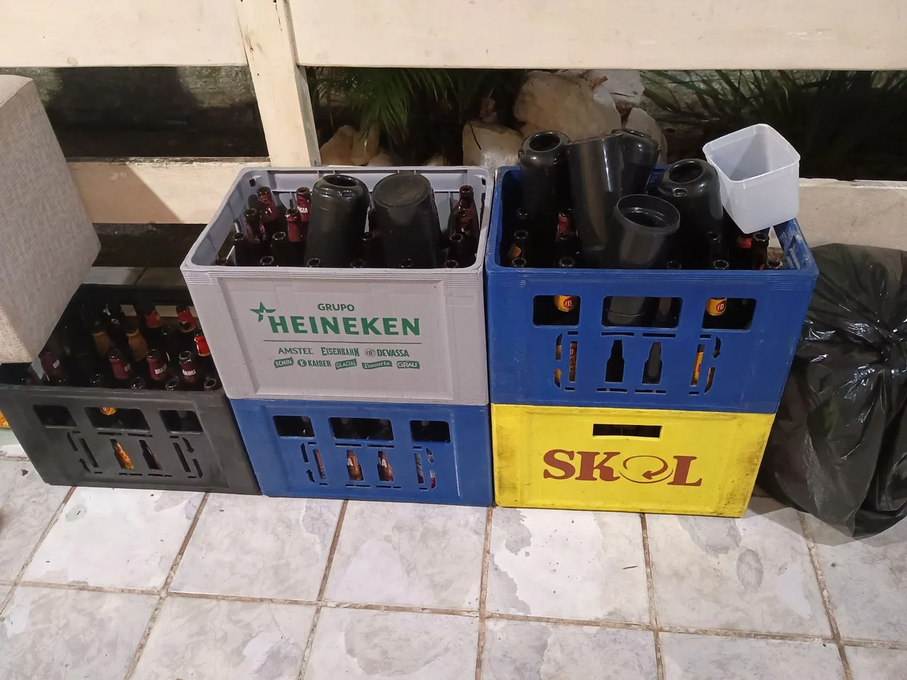 Caixas de cerveja para comércio