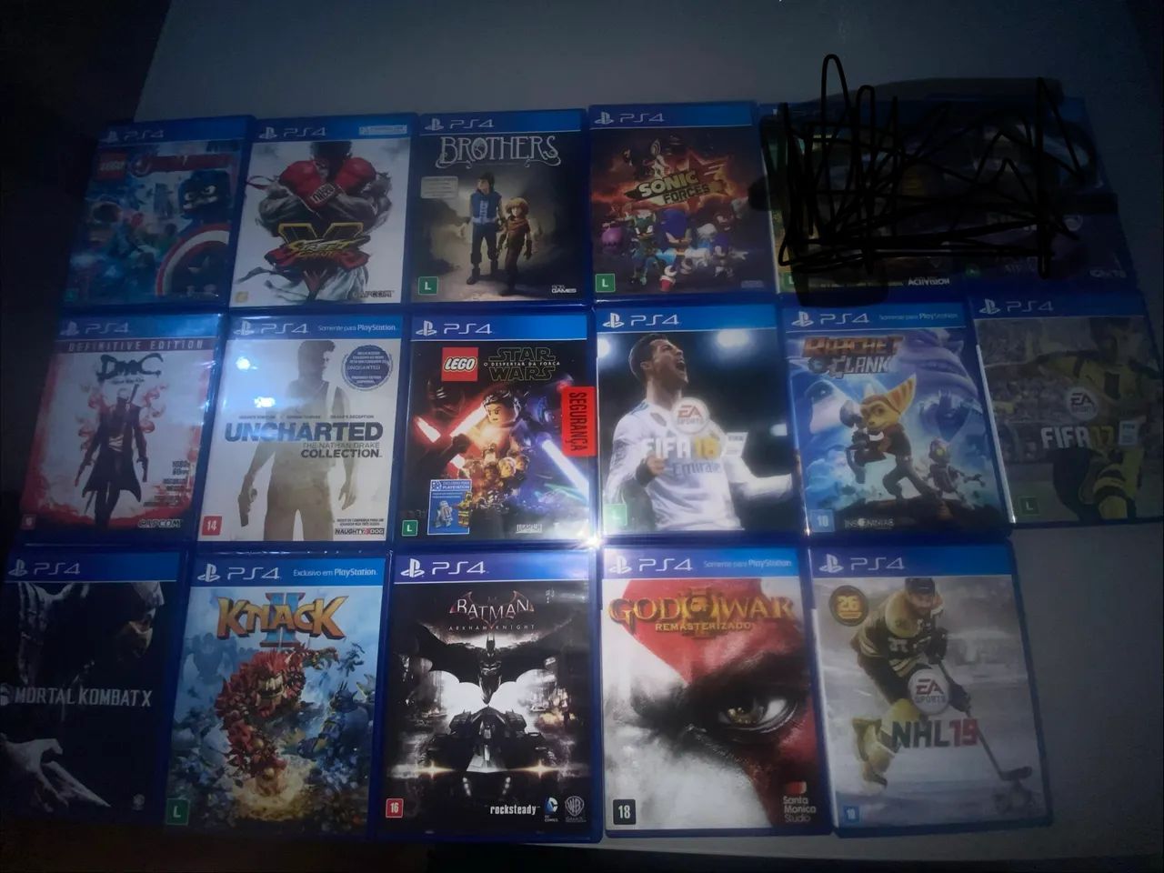 Lote jogos ps4 