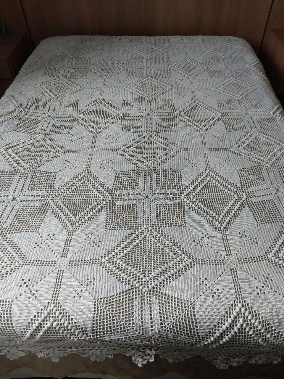 Colcha de crochê