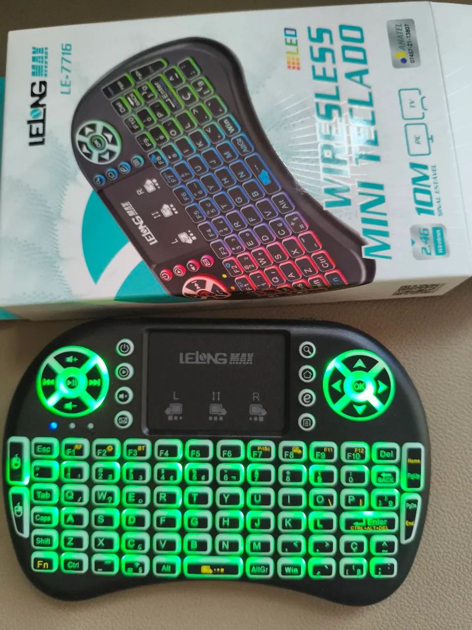 Mini teclado wireless para TV PC - Foto 4