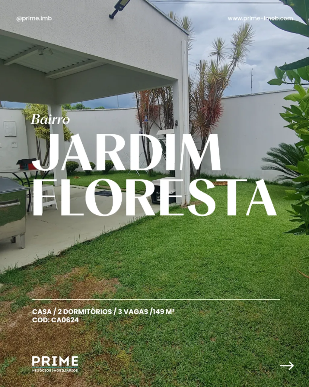 Casa plana e aconchegante com quintal arborizado