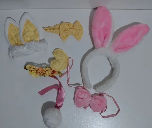 Kit figurinos ensaio temático de Páscoa/ Infantil/ Newborn/ Acompanhamento - Foto 3