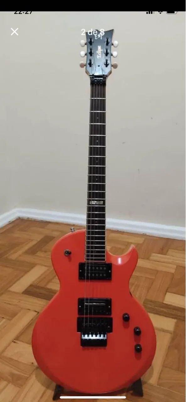 Guitarra ESP Custom Eclipse Japonesa anos 80 rara