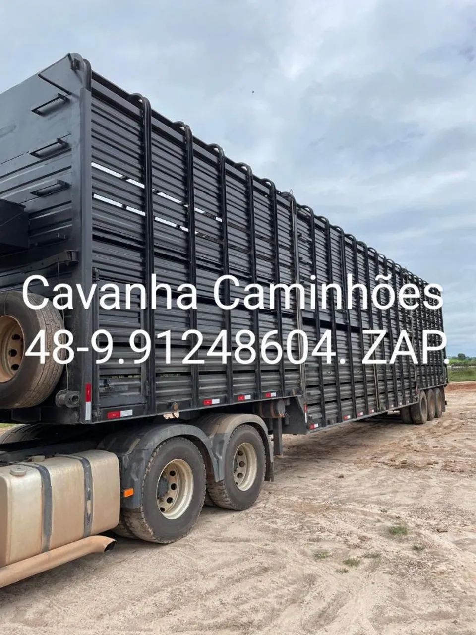 Carreta Boiadeira Marca Boiadeira 2 Piso 2019 Licença 17 Mts x 4,70 Mts Altura Com Pneus. 