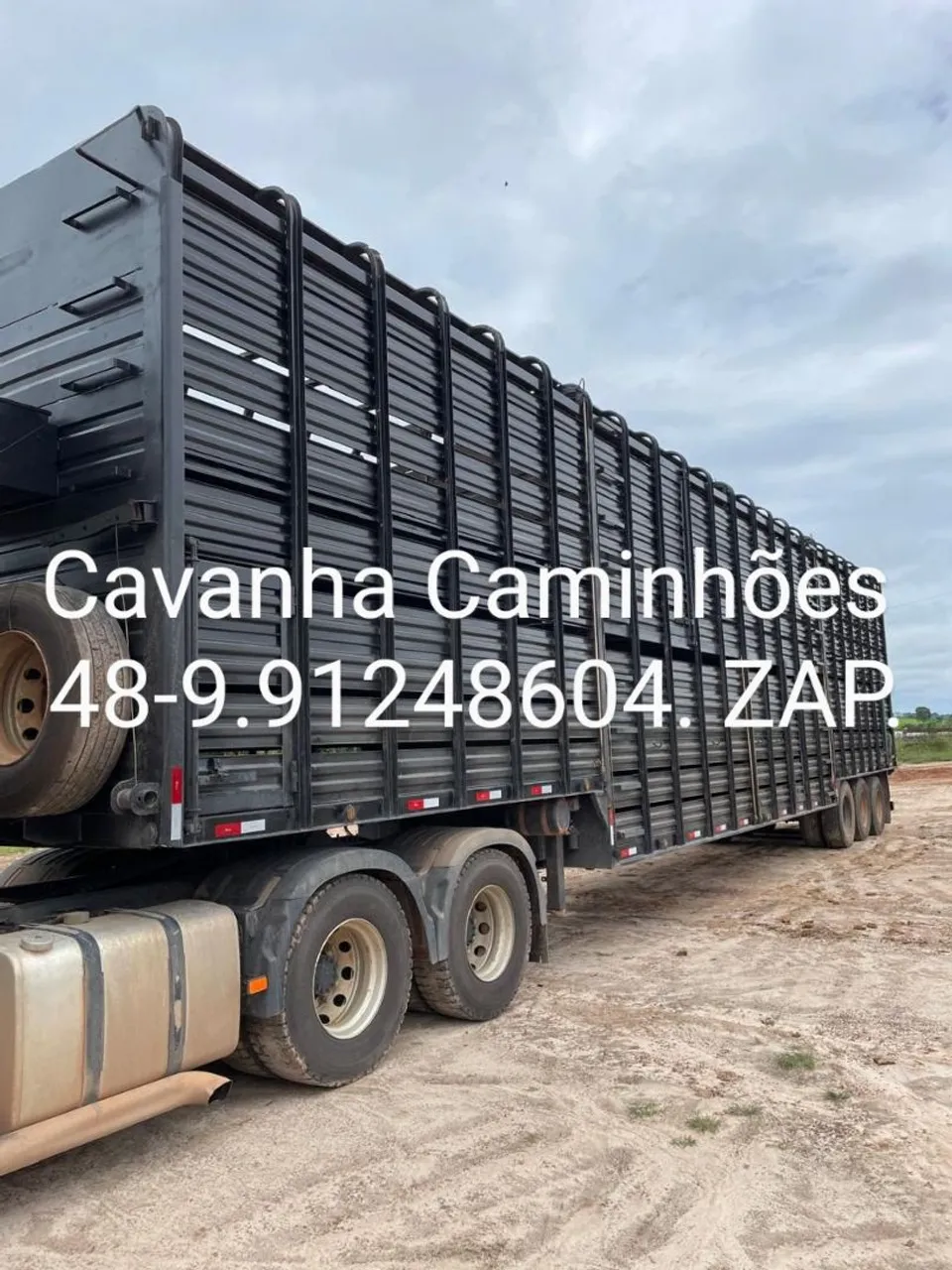 Carreta Boiadeira Marca Boiadeira 2 Piso 2019 17 Mts Comp. 4,70 Mts Altura Com Pneus. 