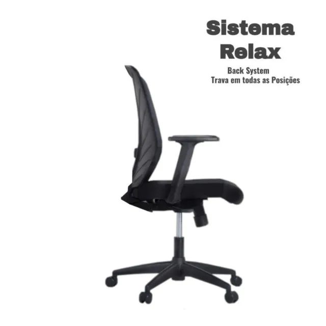 Cadeira Diretor BLM-0283 D Tela Giratória Ergonômica Ideal p/ Conforto no Escritório 32967 - Foto 4