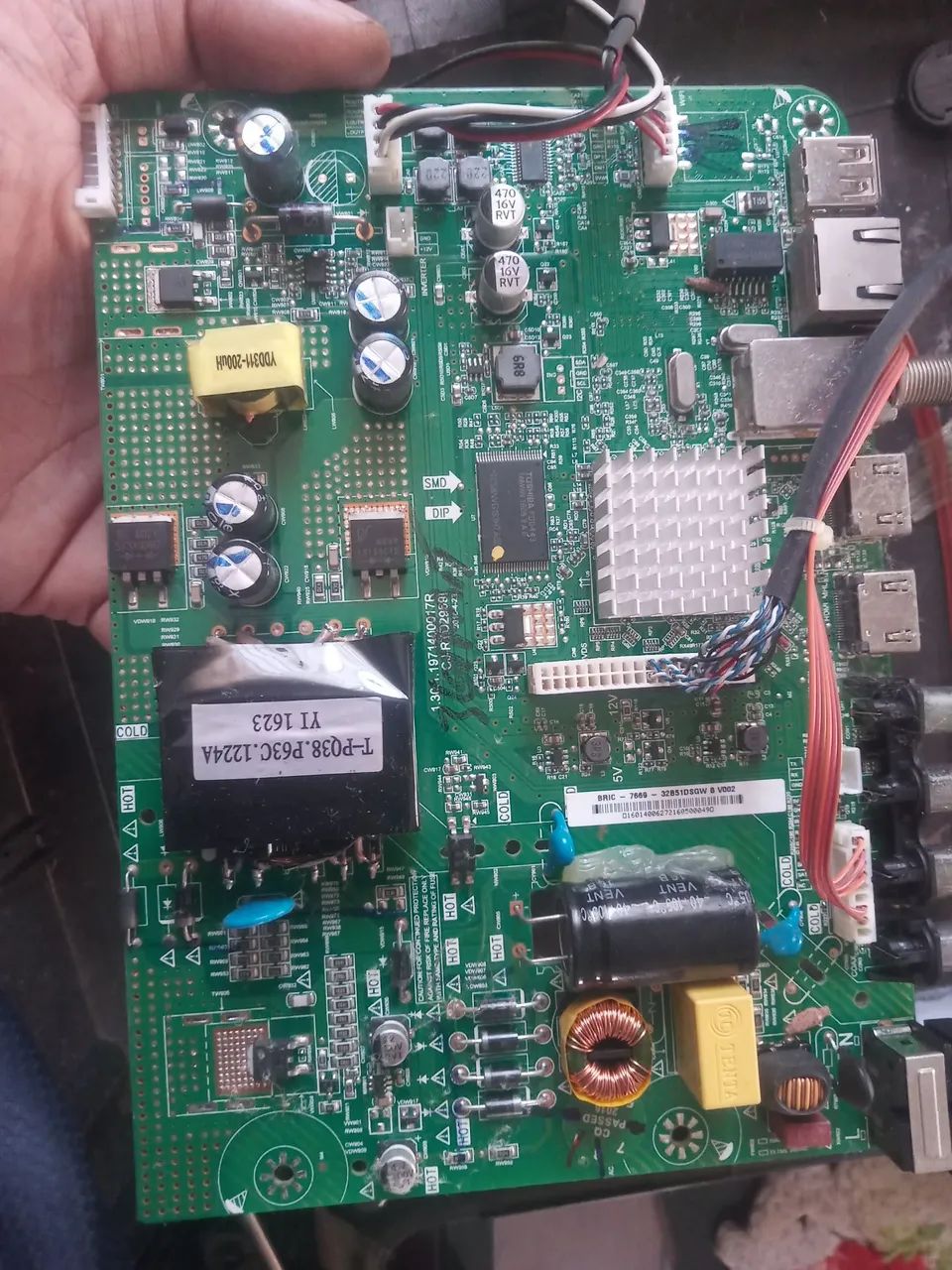 Placa Ph32b51dsgw Versão B verificar versão na placa