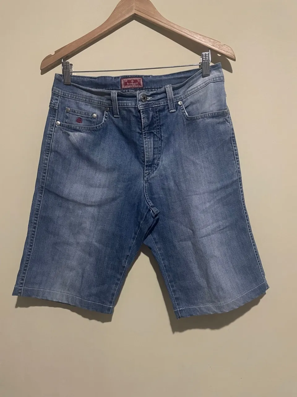Bermuda Jeans Azul Masculina