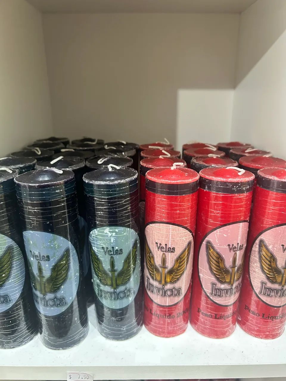 Kit 6 velas de 7 dias 200g cores a escolher.