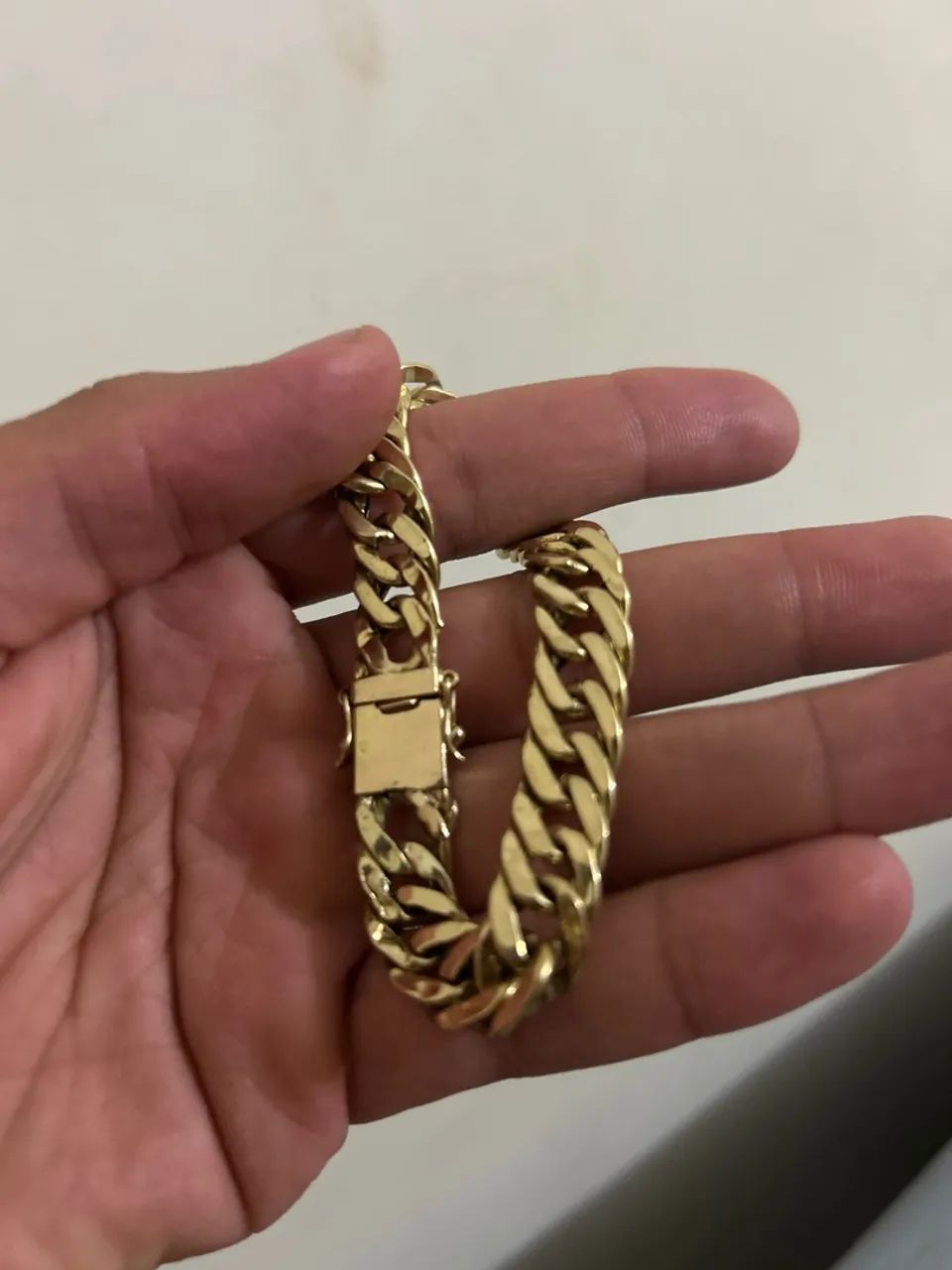 Pulseira MACIÇA de ouro 18k