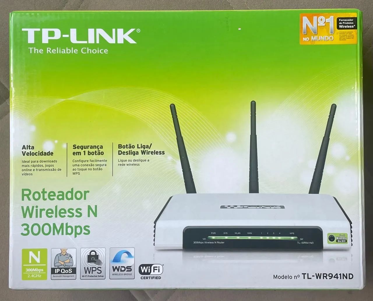 Roteador Wireless N TP-Link 300Mbps TL-WR941ND
