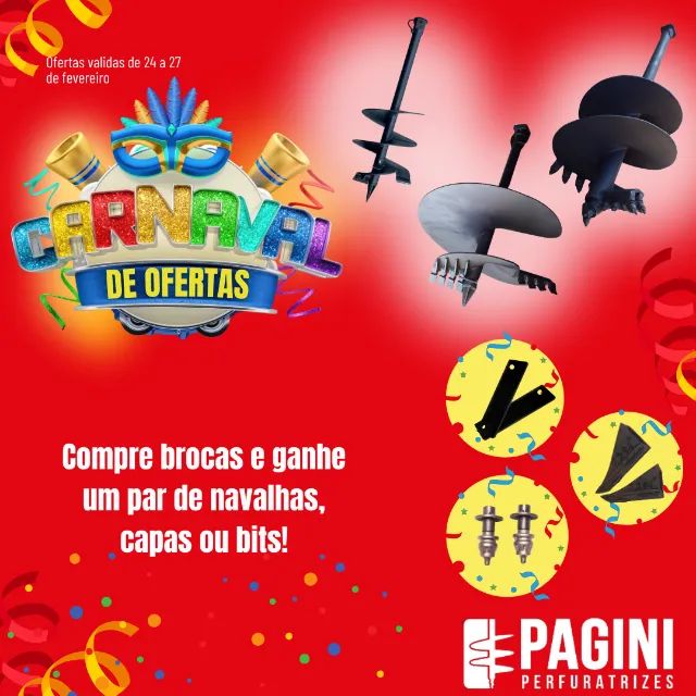 Pagini Perfuratrizes - Promoção de Brocas