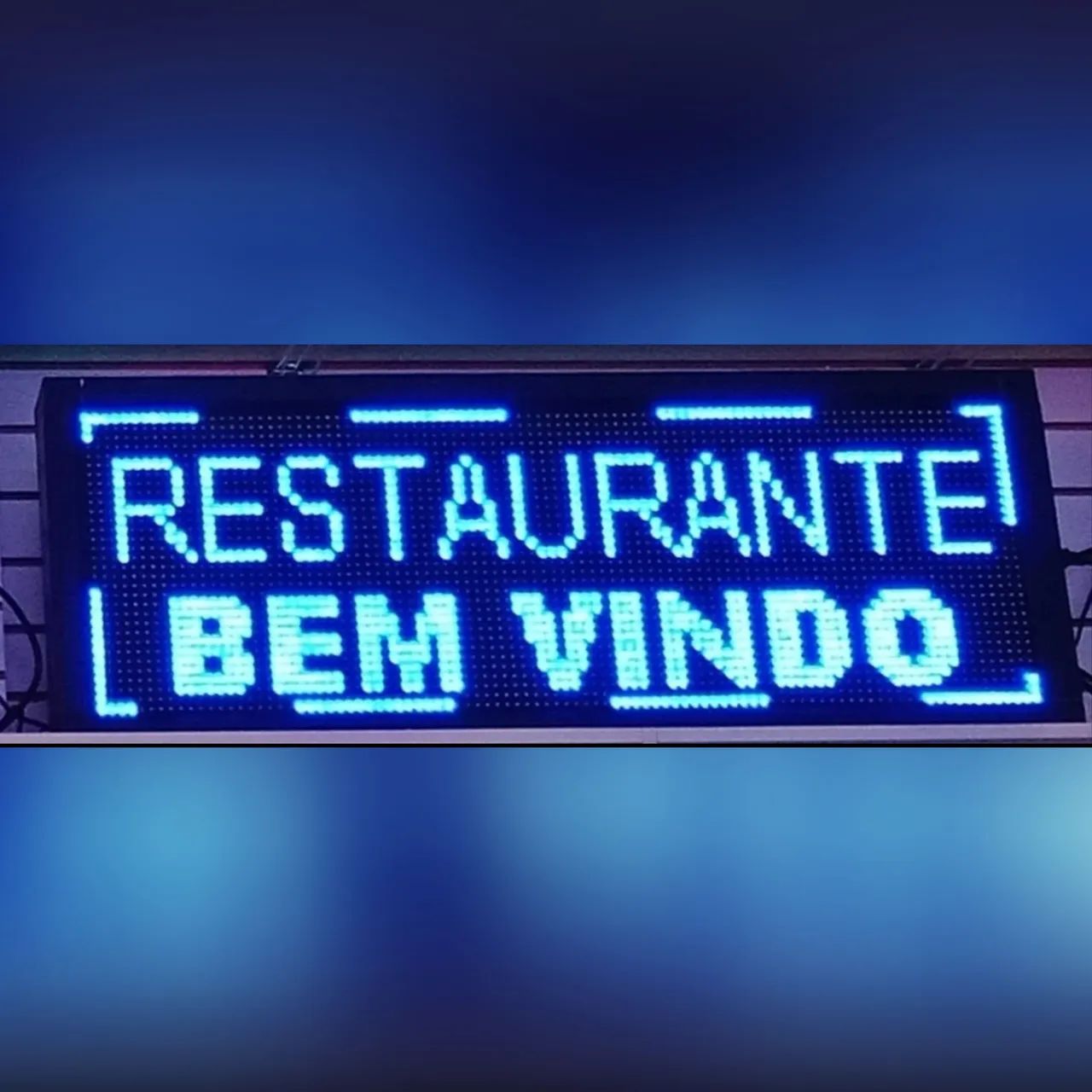 Painel de LED 200 x 40 azul (Honestidade e Qualidade é na Distribuidora JK Eletrônicos) - Foto 3