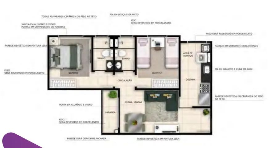 APARTAMENTO 105 NORTE PALMAS TOCANTINS