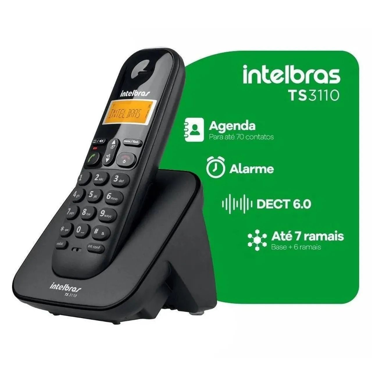Telefone Sem Fio Digital intelbras novo lacrado 