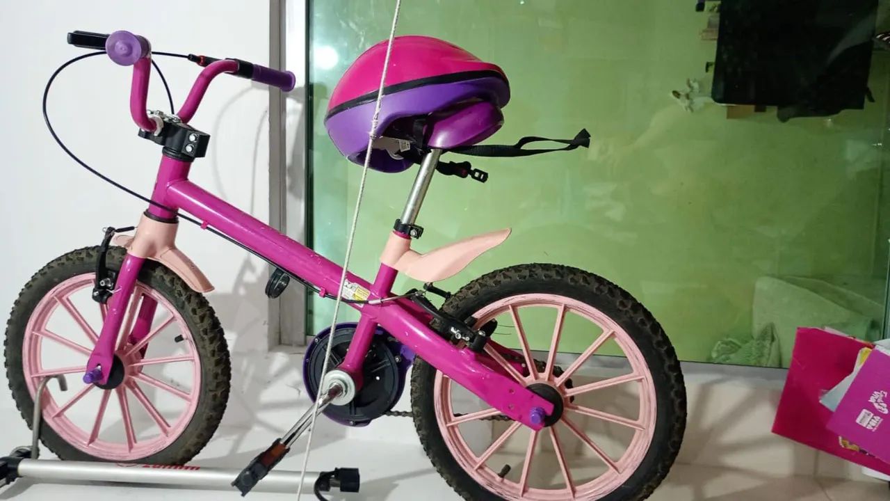 Bicicleta infantil menina ARO 16 - Foto 2