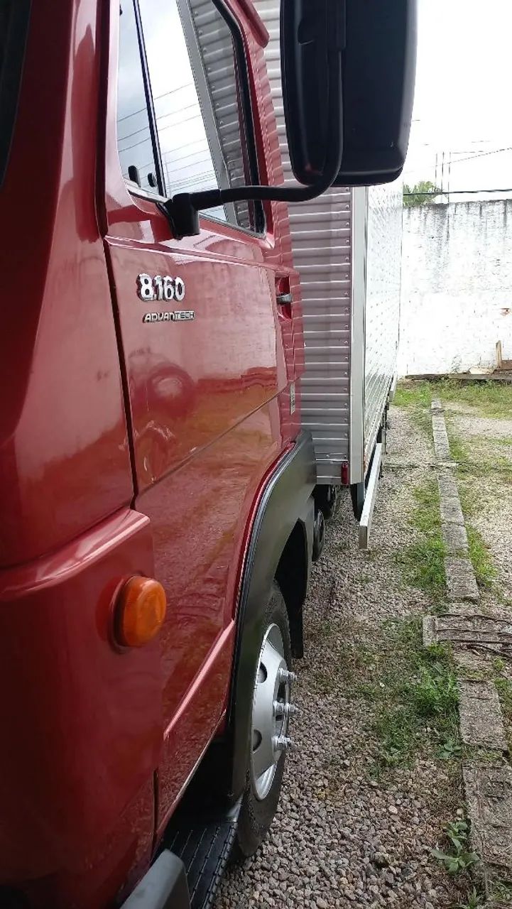 Caminhão baú Volkswagen 8160 já está financiado com duas parcelas atrasadas  - Foto 3