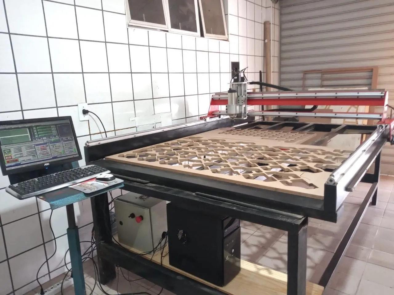 Máquina router CNC completa