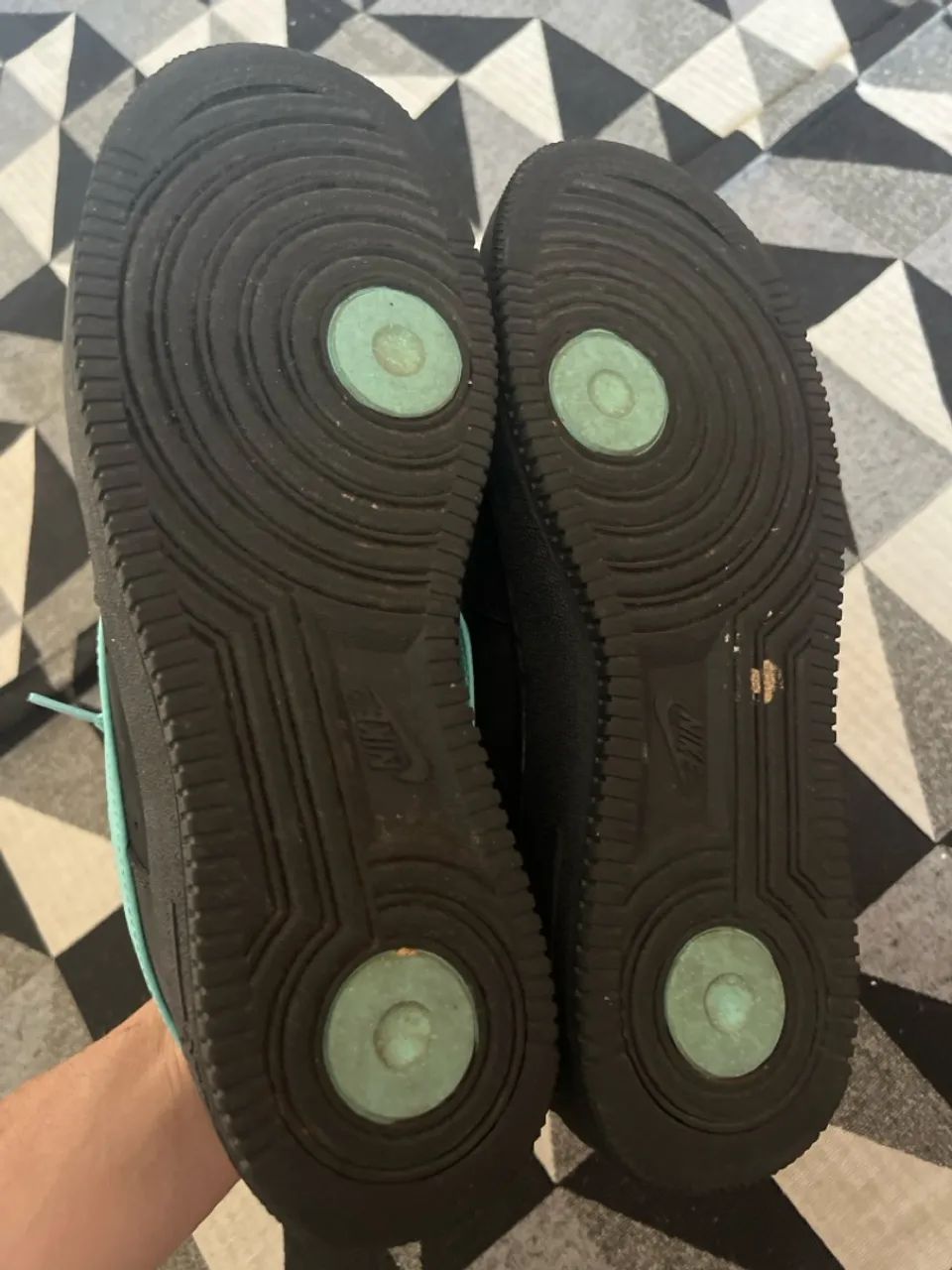 Nike Air Force 1 - Black/Tiffany - Foto 2