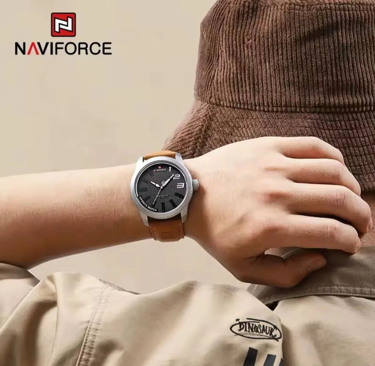 Relógio Masculino Naviforce - Design Esportivo - Foto 3
