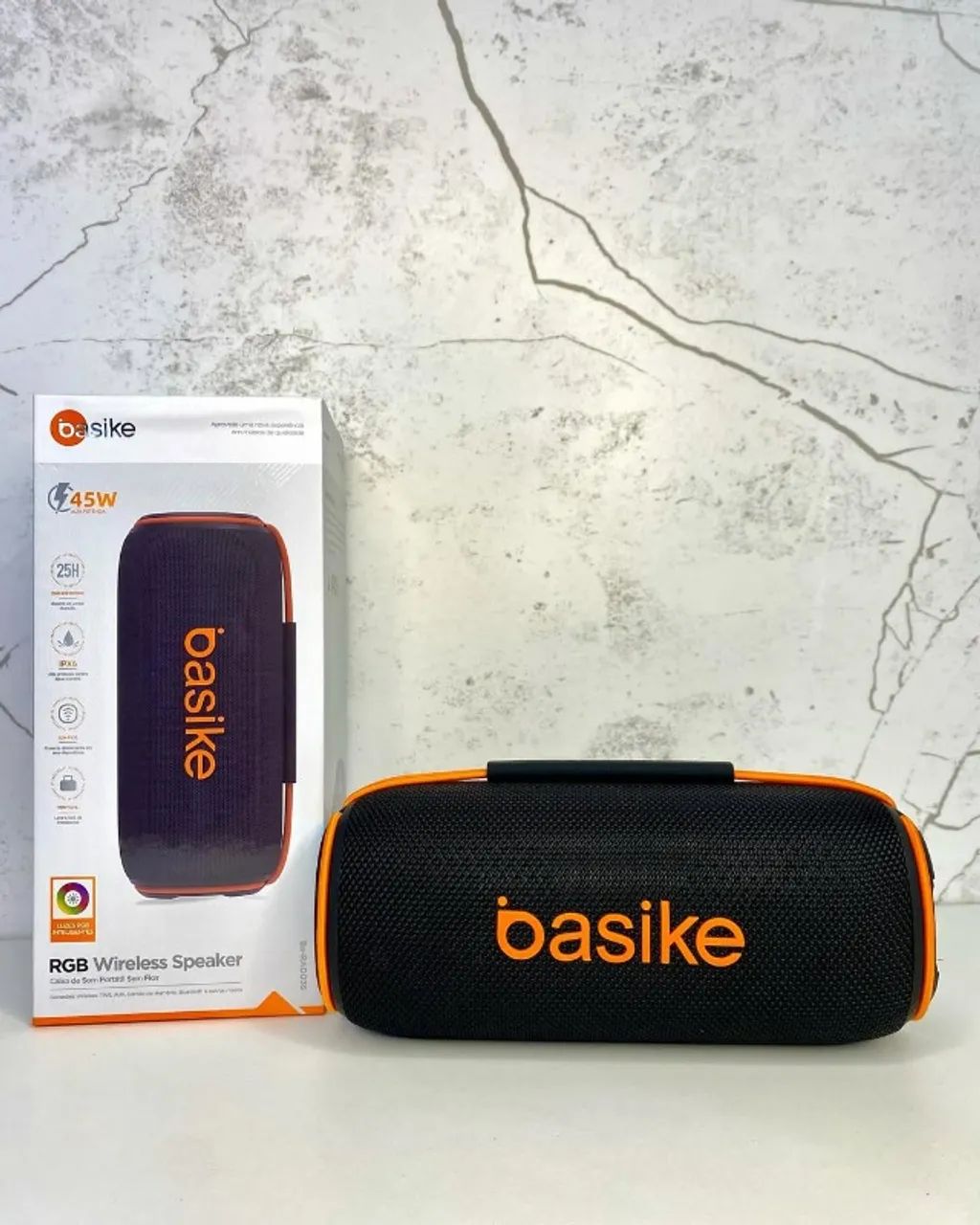 Caixa de som Bluetooth Resistente à água Basike Nova RAD-123 - Foto 5