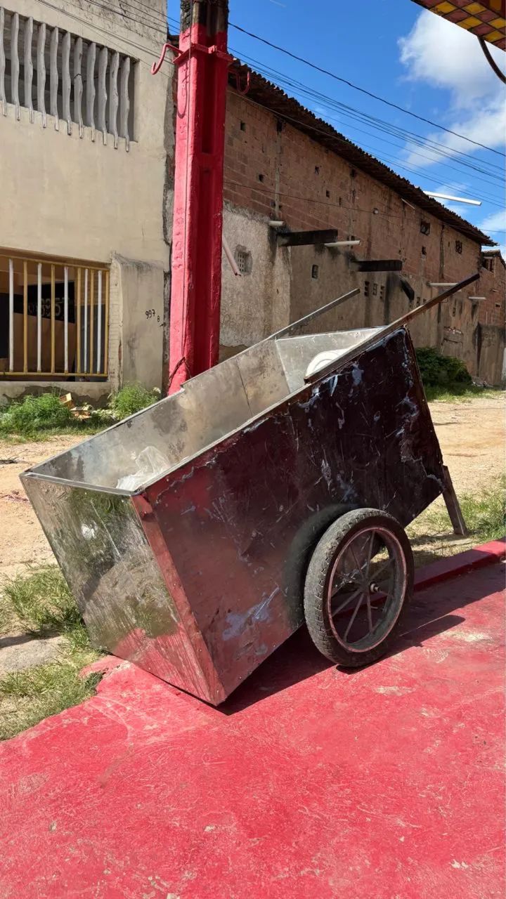 Vendo Carro de Transporte / Reciclagem - Inox