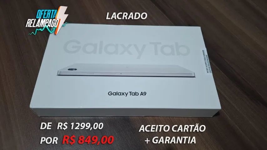 [LACRADO] Tablet Samsung Galaxy Tab A9, Wifi 8.7" 4gb 64gb (Até 3x sem juros)