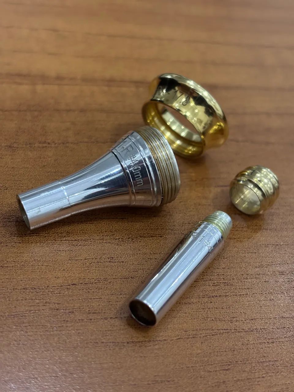 Bocal 17.75 e furo 4.0 Engelman para Trompa - Foto 5