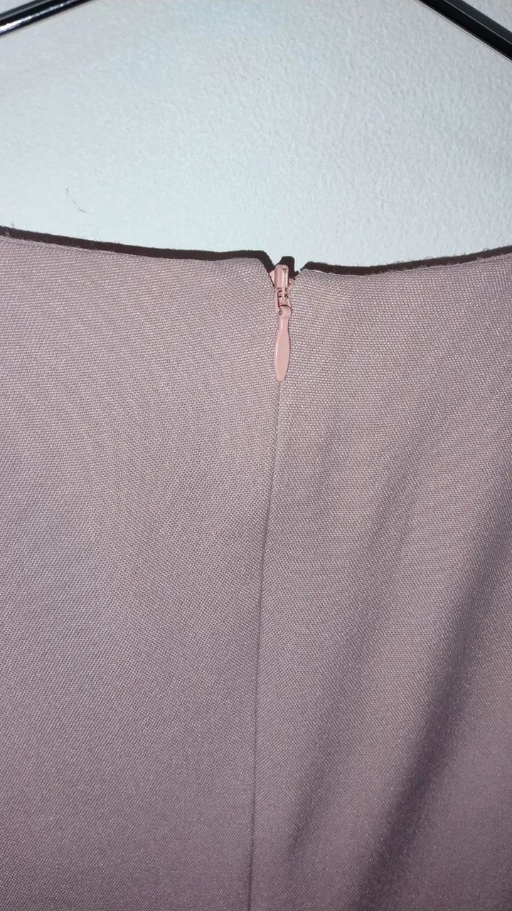 Vestido Social Elegante Rosê - Foto 4