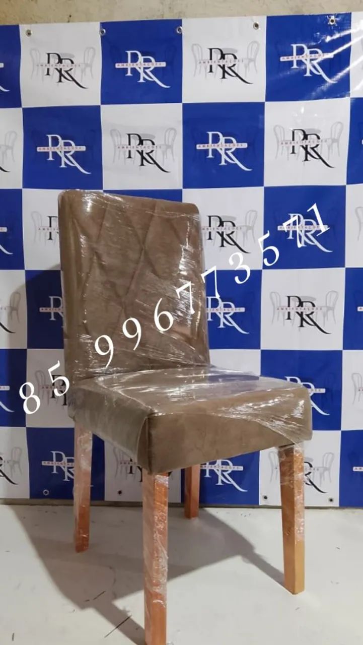 Cadeira de Jantar Estofada Elegantes pura sofisticação  - Foto 3