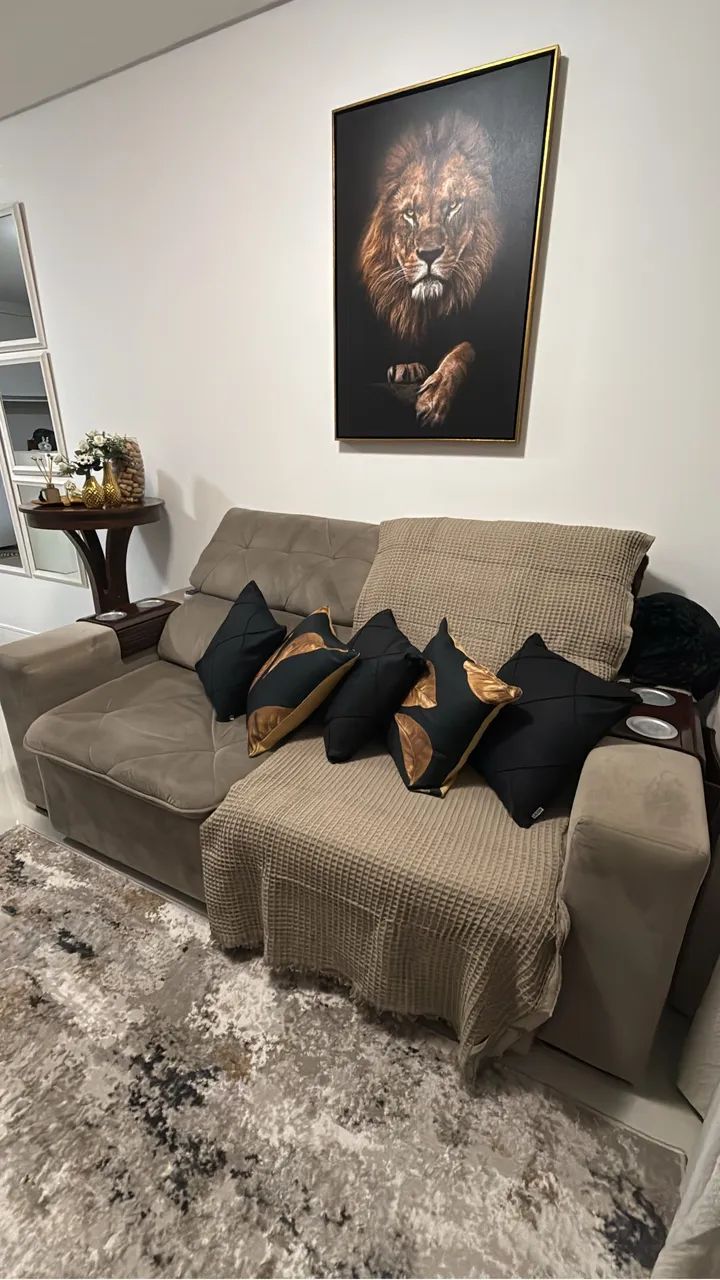 Sofá retrátil 64352678584834123