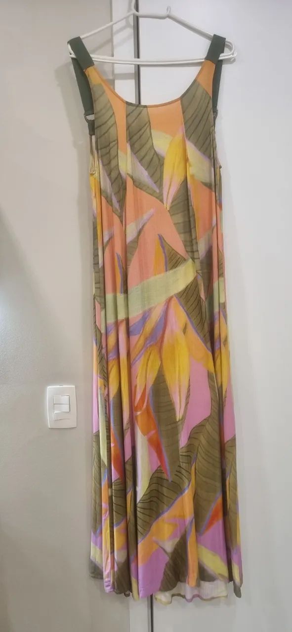 Vestido longo Farm