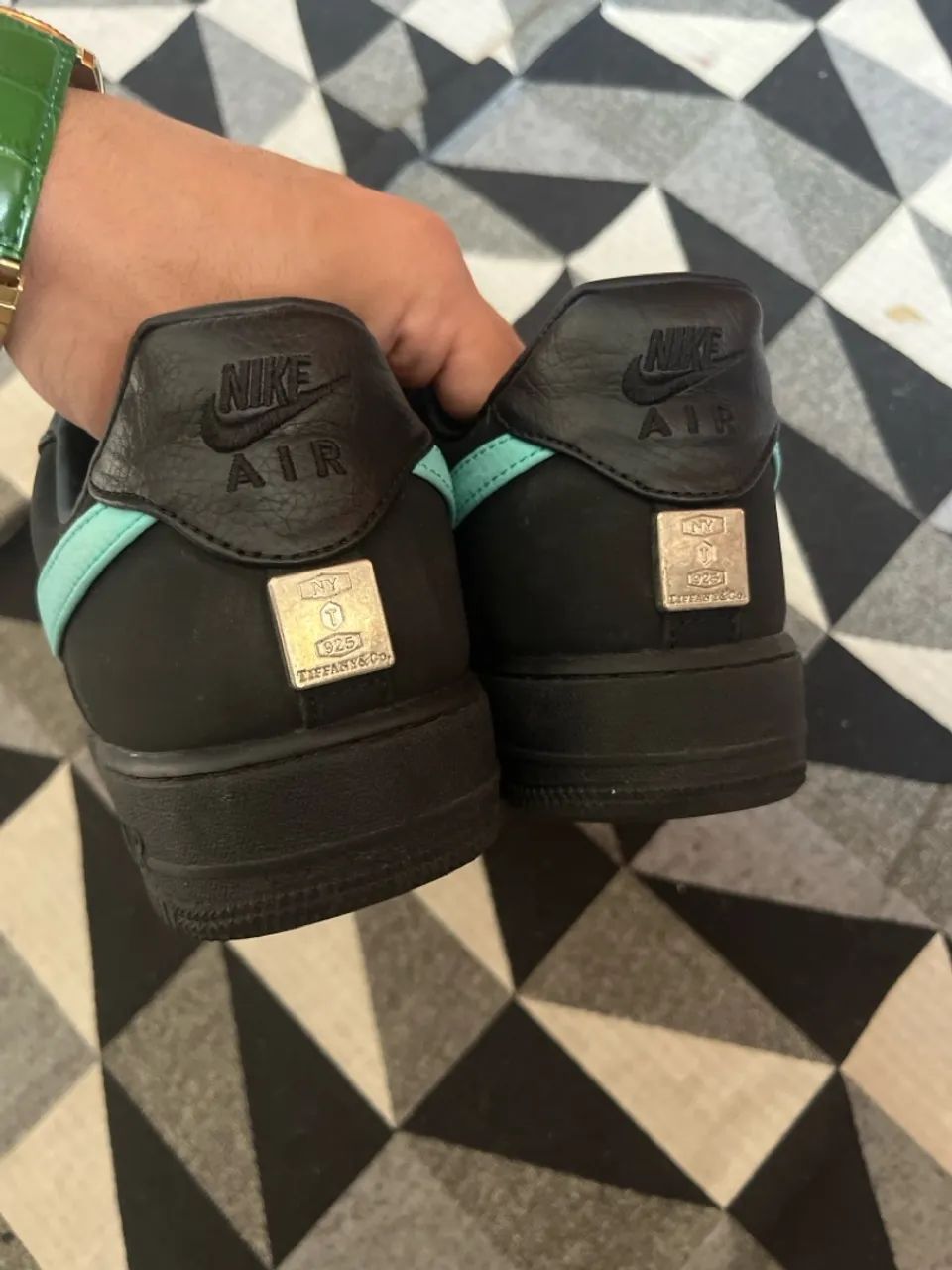 Nike Air Force 1 - Black/Tiffany - Foto 3